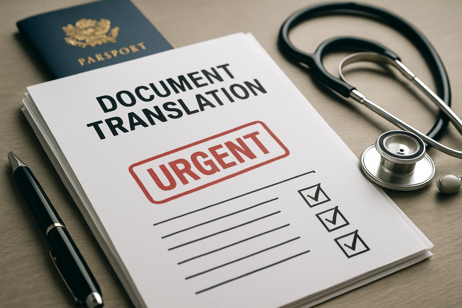 Перевод документов для госпитализации за границей: срочно и официально. Чек-лист перед поездкой в медицинское учреждение за границей