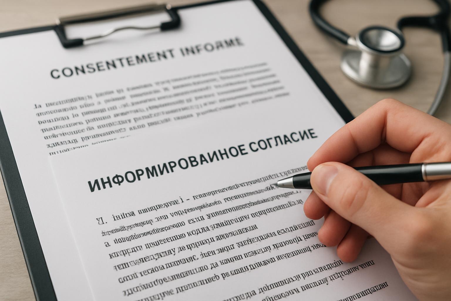 Специфика перевода информированных согласий пациента с французского на русский язык в медицинской документации.. Почему точность перевода имеет решающее значение